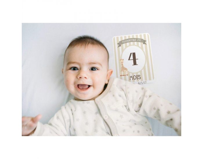 MILESTONE Carte �tapes Sophie la Giraffe - 0-12 mois (2)