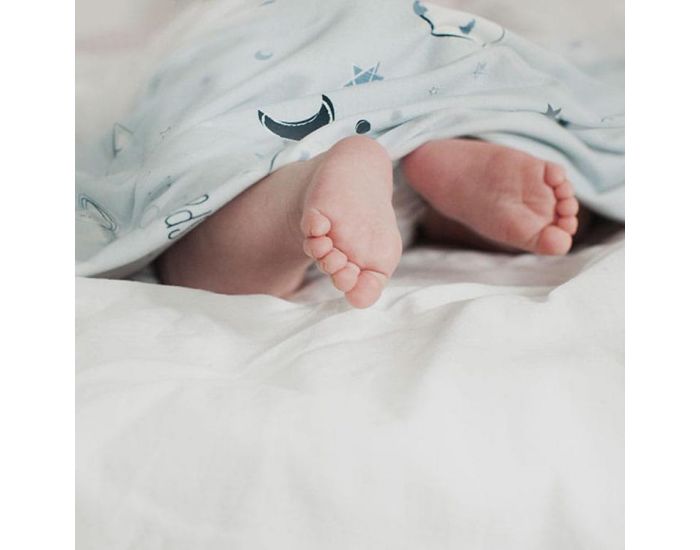 SNAP THE MOMENT Couverture 2 en 1 Photobooth 100% Coton - Powder Blue  (4)