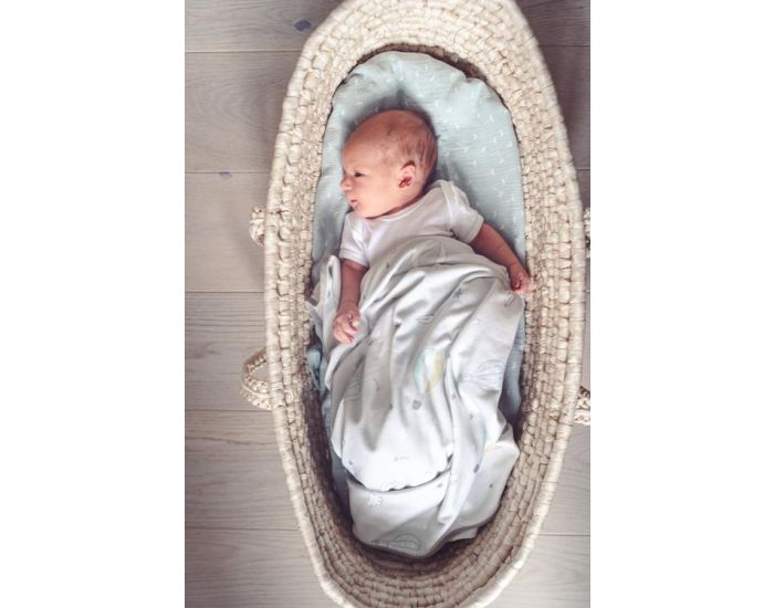 SNAP THE MOMENT Couverture 2 en 1 Photobooth 100% Coton - Pastel Grey (12)