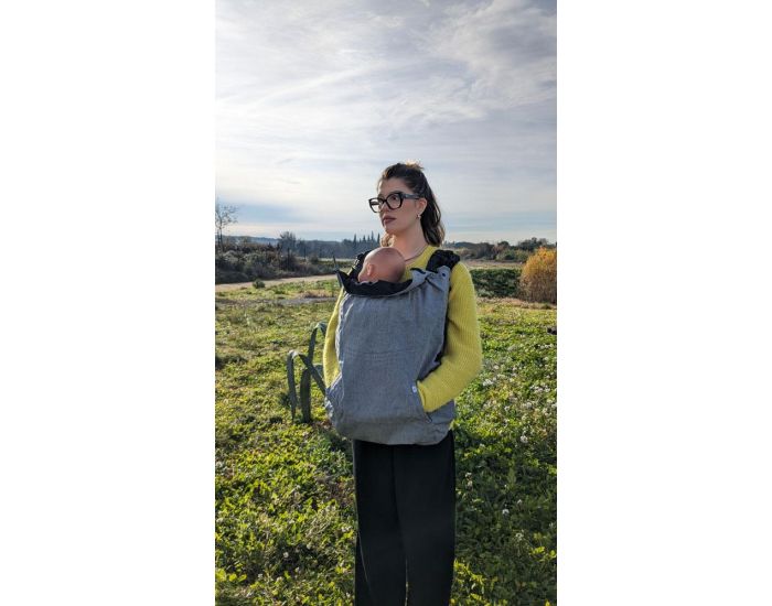 MAM DESIGN Couverture de Portage Softshell 2 en 1 - Grey/Black (10)