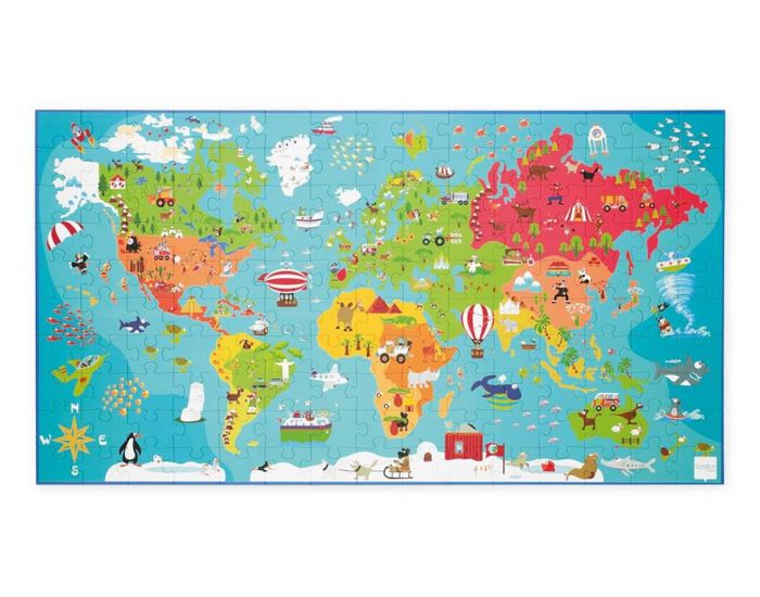 SCRATCH EUROPE Puzzle carte du monde - D�s 6 ans (3)