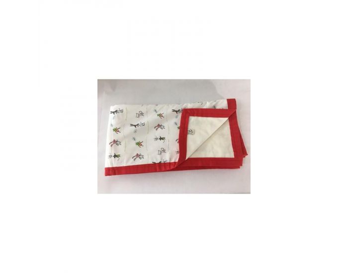 LES DRAPS DE MONIQUE Couverture Lit Bb Double en Velours - Les Petits Amis (1)