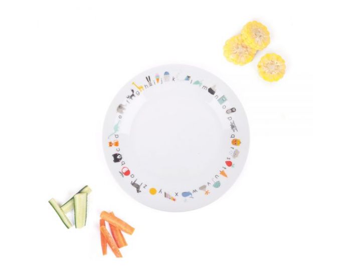 LOVE MAE Assiette En Porcelaine Avec Ventouse  (1)