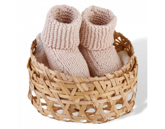 PEBBLE Chaussons Naissance en Coton Bio Equitables - 0-6 mois  (5)