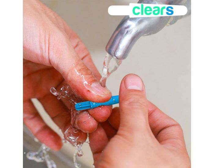 CLEARS Lots de 2 batonnets d'oreilles cologiques rutilisables (3)