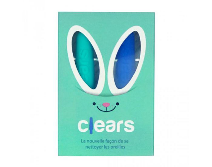 CLEARS Lots de 2 batonnets d'oreilles cologiques rutilisables (1)
