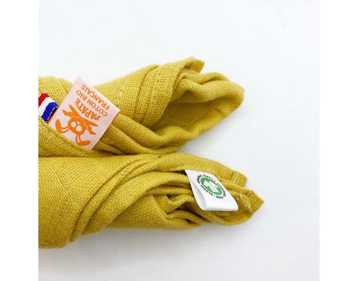 PAPATE Langes en Coton Bio - Feh - 50 x 50 cm (1)