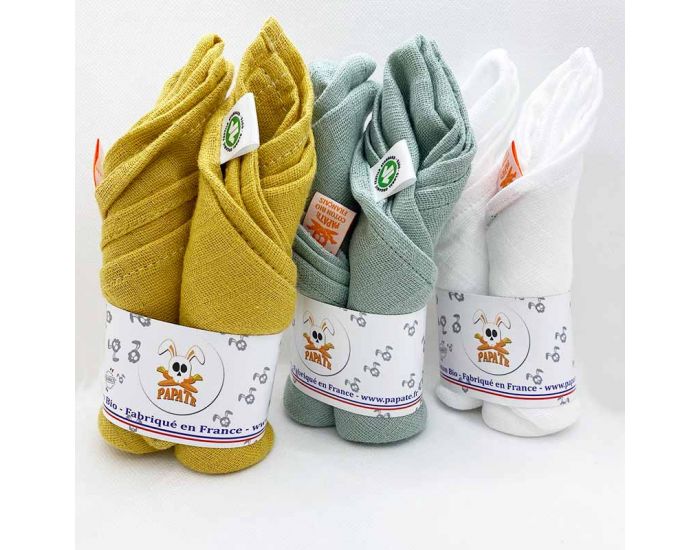 PAPATE Langes en Coton Bio - Feh - 50 x 50 cm (4)