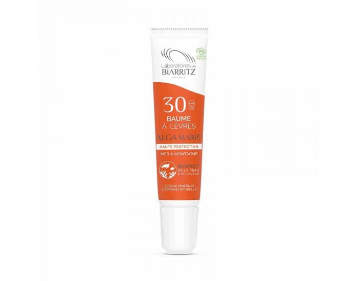 LABORATOIRES DE BIARRITZ Baume � l�vres SPF30 Mer et Montagne certifi� Bio 15 ml (2)