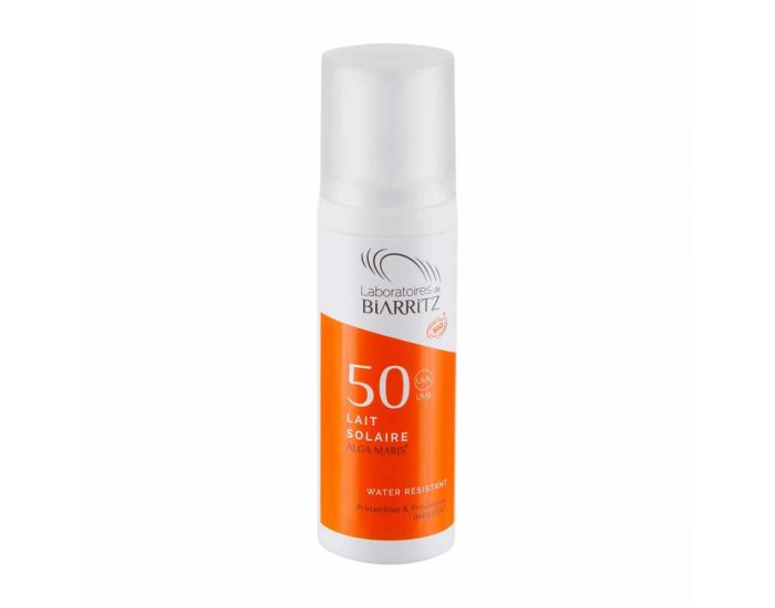 LABORATOIRES DE BIARRITZ Lait Solaire SPF50 Certifi� Bio 100ml (10)