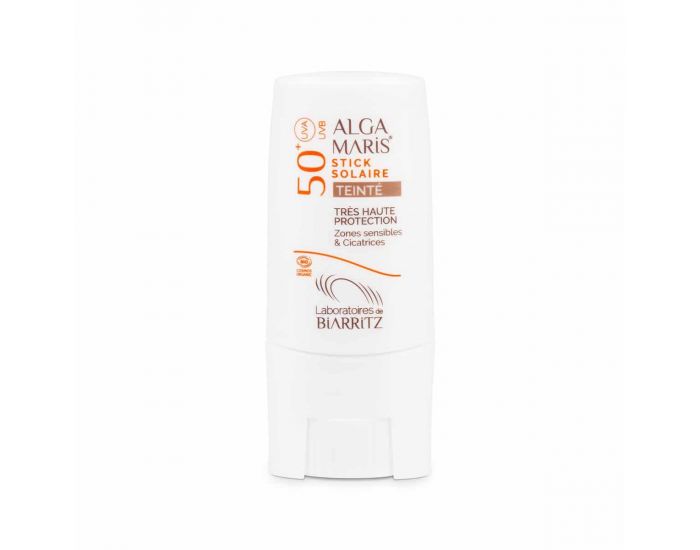 LABORATOIRES DE BIARRITZ Stick Solaire Teint� SPF50+ Certifi� Bio 9 ml (3)