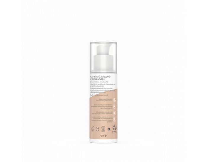 LABORATOIRES DE BIARRITZ Cr�me Solaire Visage Teint�e SPF30 Certifi�e Bio - 50ml Ambr�e (27)