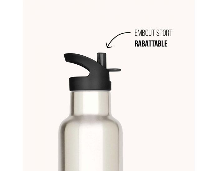 GASPAJOE Bouchon Sport pour Gourdes Groovy - Noir (1)