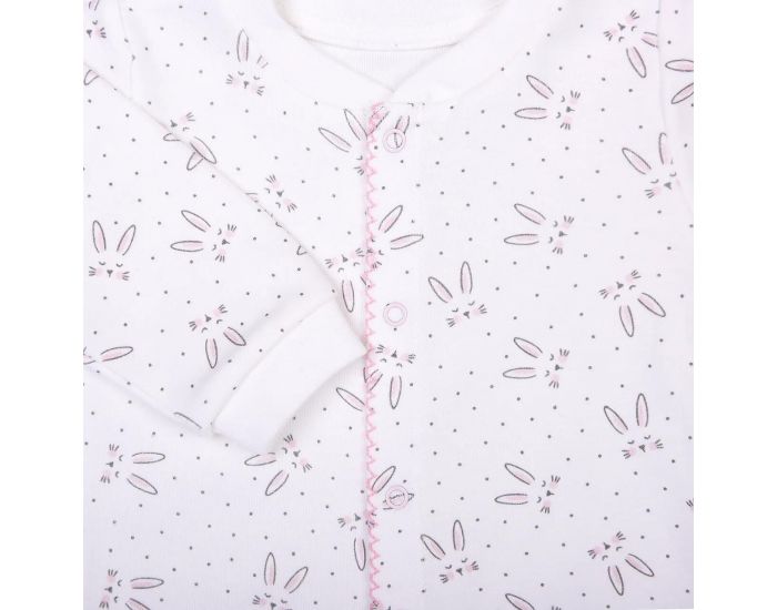 SEVIRA KIDS Pyjama bb et bonnet en coton bio, Lapin (1)