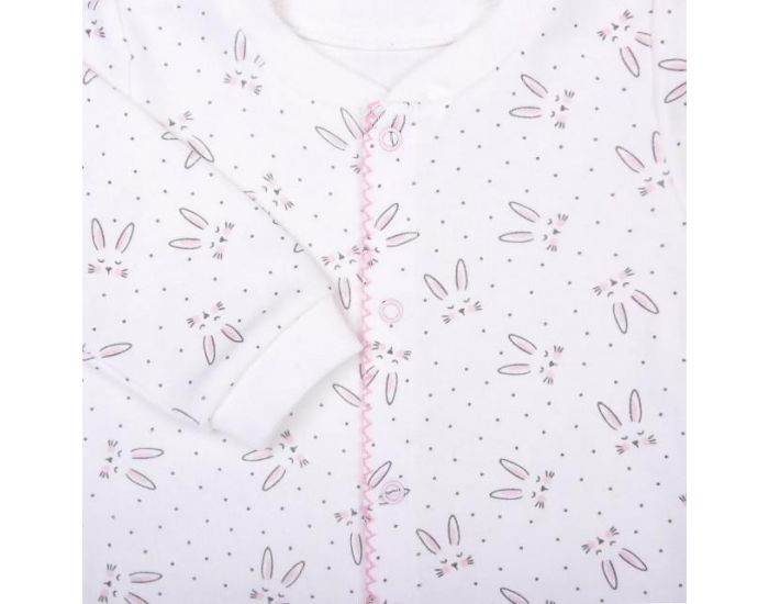 SEVIRA KIDS Pyjama bb et bonnet en coton bio, Lapin (7)