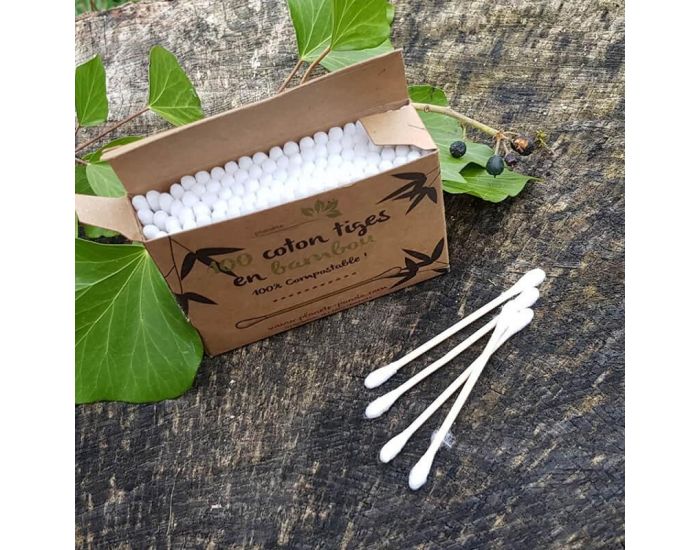AKOYA Coton Tige En Bambou - Boite De 100 (3)