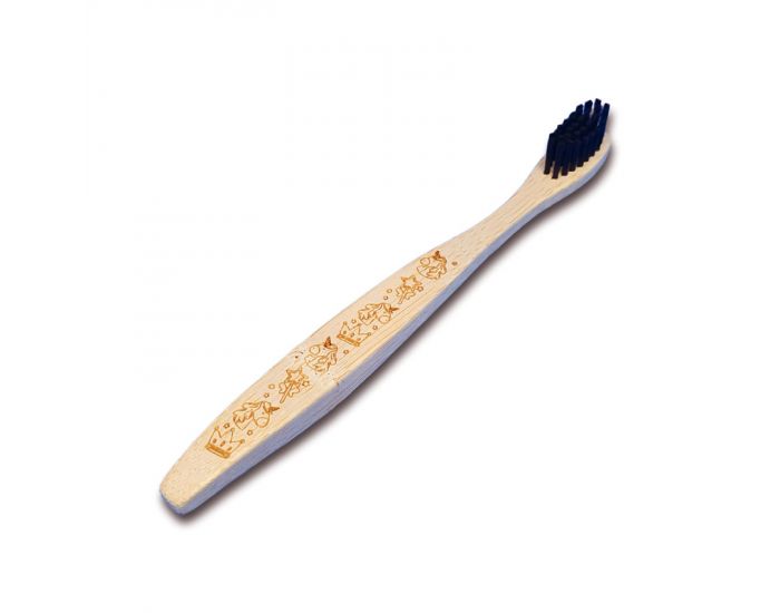 AKOYA Pack de 4 Brosses � Dents Bambou Enfant (8)