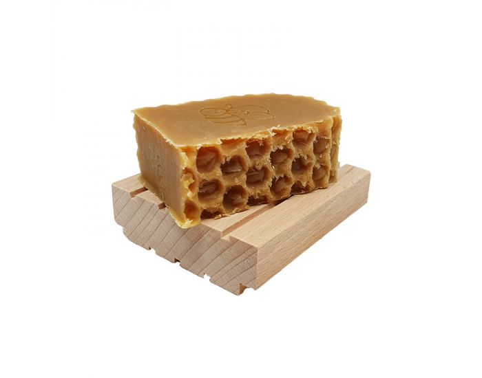 AKOYA Savon Artisanal Au Miel Et Cire d'Abeille - 100g (1)