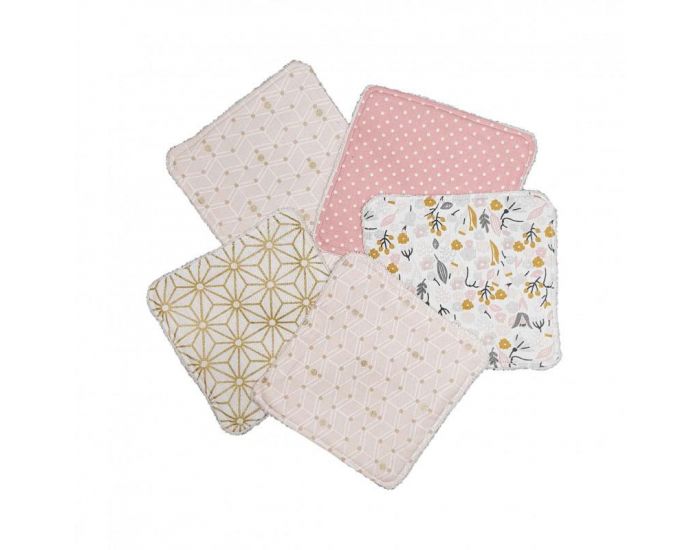 AKOYA Lot de Lingettes Dmaquillantes - Rose (1)