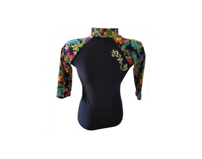 MAYOPARASOL MADE 4 SUN T-shirt Top Anti UV Manches Courtes Femme - Tropiques  (1)
