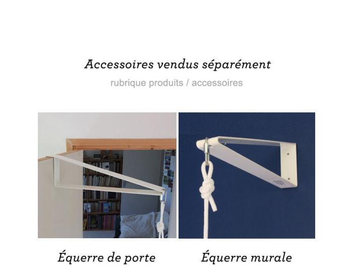 PETITE PLANETE Hamac Pour Bb - Zebul'hamac Blanc Lait - 0-3 ans (2)