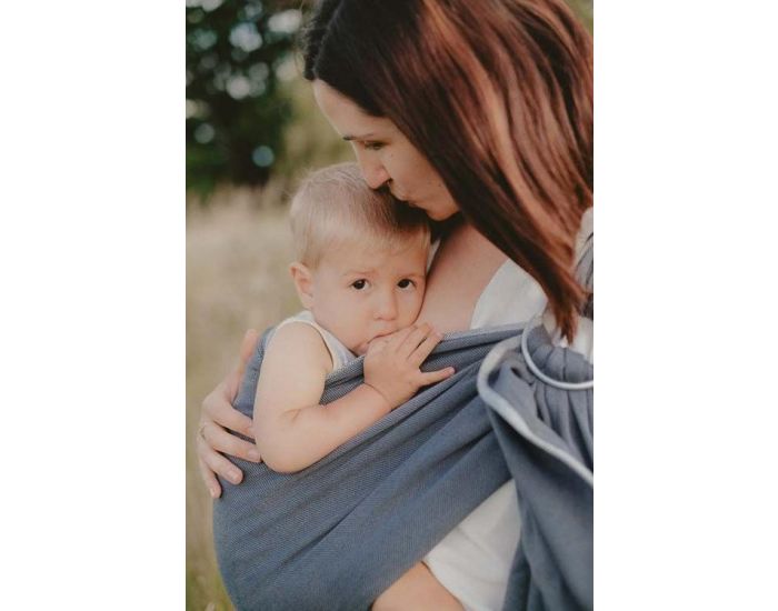 NEOBULLE Porte-b�b� NEO SLING Anthracite Coton Bio - NEOBULLE (1)