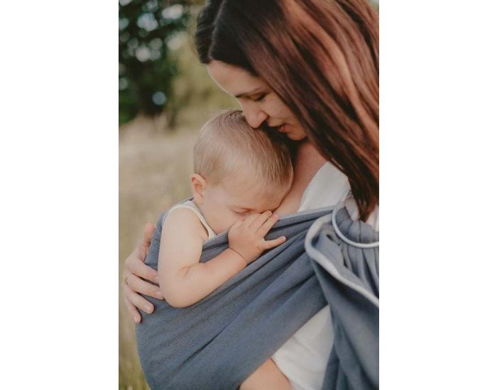 NEOBULLE Porte-b�b� NEO SLING Anthracite Coton Bio - NEOBULLE (3)