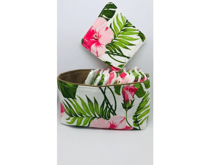 MA TERRE ET MOI Corbeille de Rangement pour Cotons Lavables (1)