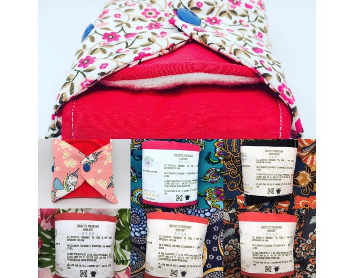 MA TERRE ET MOI Serviette Hyginique Lavable Gaya Soleil levant (1)