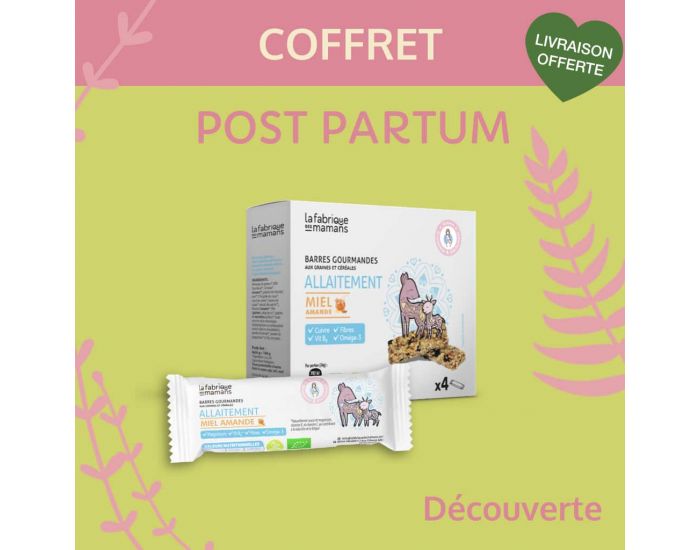 LA FABRIQUE DES MAMANS Coffret Dcouverte Post-Partum - 12 Barres (1)
