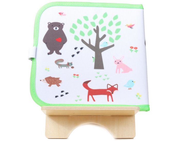 JAQ JAQ BIRD Cahier Ardoise + 4 Craies Zro Poussire - Ds 3 ans (8)