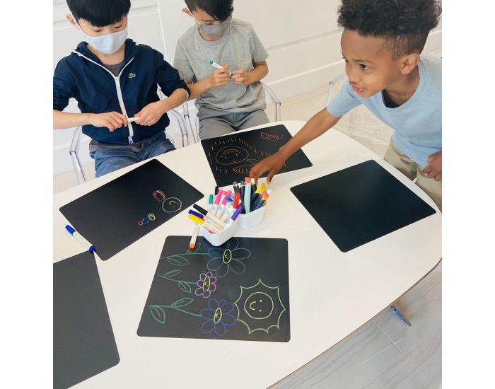 JAQ JAQ BIRD Pochette 10x Papiers R�utilisables - D�s 3 ans (4)