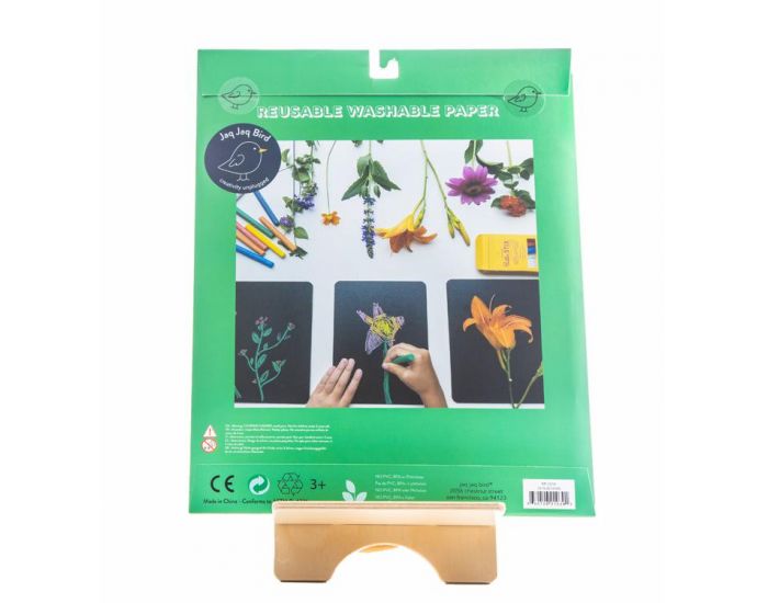 JAQ JAQ BIRD Pochette 10x Papiers R�utilisables - D�s 3 ans (7)