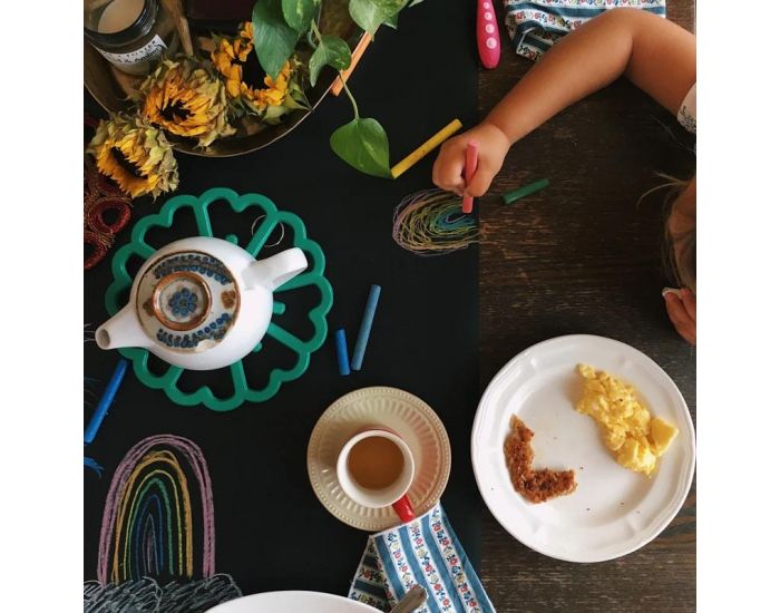 JAQ JAQ BIRD Ardoise Gante Noire + 4 Craies Zro poussire - Ds 3 ans (3)