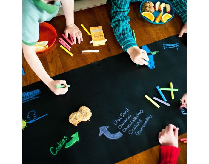 JAQ JAQ BIRD Ardoise Gante Noire + 4 Craies Zro poussire - Ds 3 ans (5)