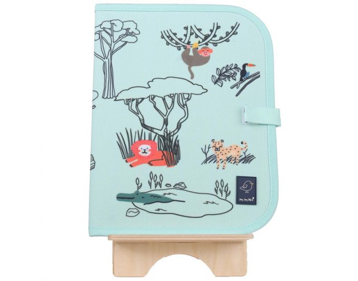 JAQ JAQ BIRD Ardoise Pliable + 4 Craies Zro poussire - Ds 3 ans (7)