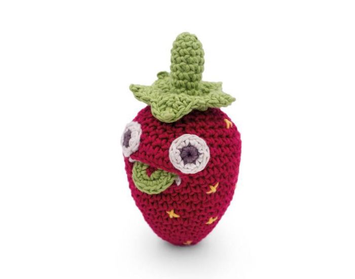 MYUM Mini Fraise Au Crochet 10 cm - Ds La Naissance (1)