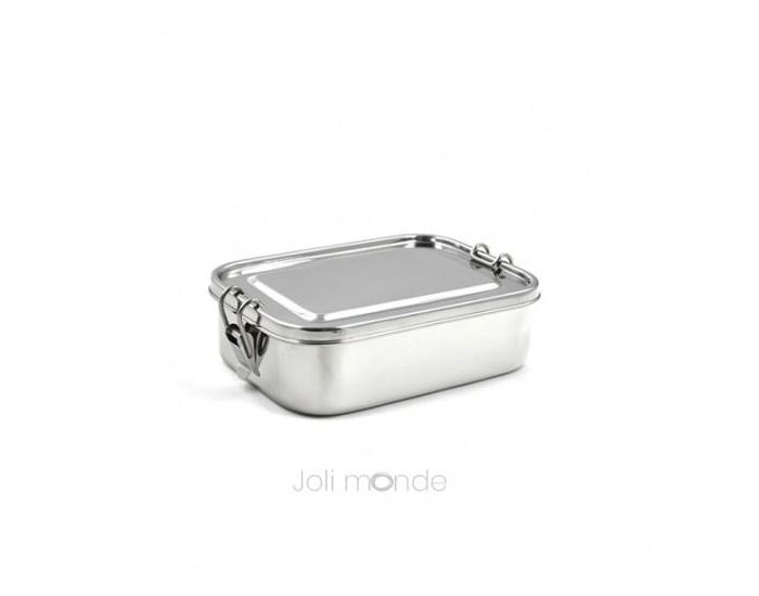 JOLI MONDE Lunch Box Inox Etanche La Rectangle - 20.5 x 14.5 x 14.5cm (2)
