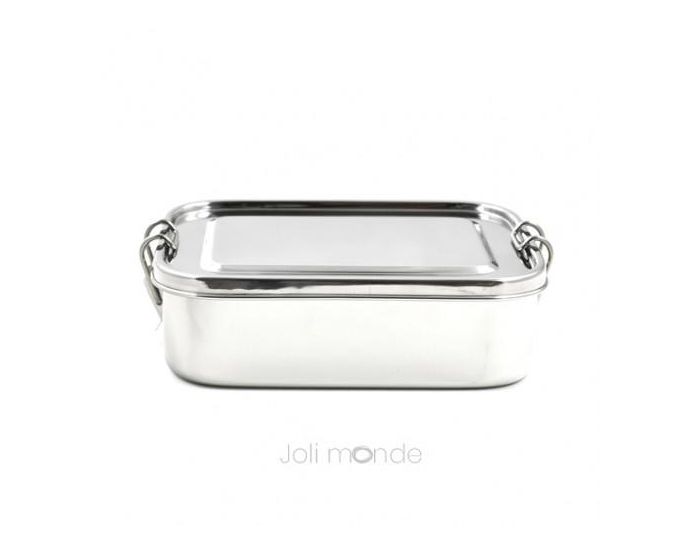 JOLI MONDE Lunch Box Inox Etanche La Rectangle - 20.5 x 14.5 x 14.5cm (3)