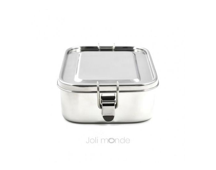 JOLI MONDE Lunch Box Inox Etanche La Rectangle - 20.5 x 14.5 x 14.5cm (1)