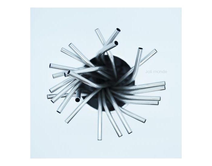 JOLI MONDE Paille Coud�e Courte en Inox (1)