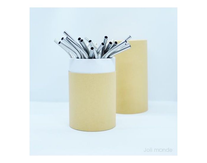 JOLI MONDE Paille Coud�e Courte en Inox (2)