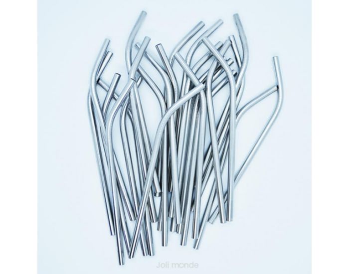 JOLI MONDE Paille Coud�e Courte en Inox (3)