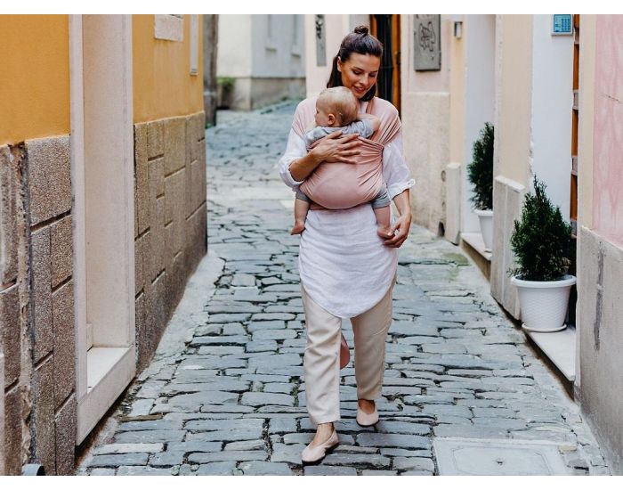 BOBA Echarpe de Portage Boba Wrap Bambou - Bloom (3)