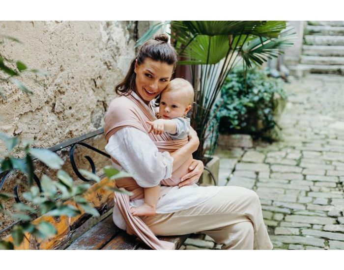 BOBA Echarpe de Portage Boba Wrap Bambou - Bloom (21)