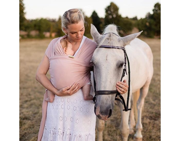 BOBA Echarpe de Portage Boba Wrap Bambou - Bloom (4)