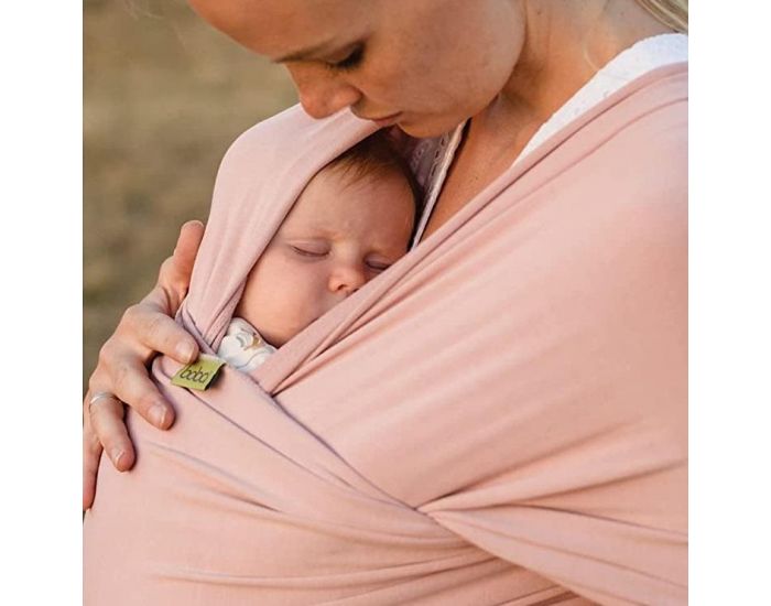 BOBA Echarpe de Portage Boba Wrap Bambou - Bloom (7)