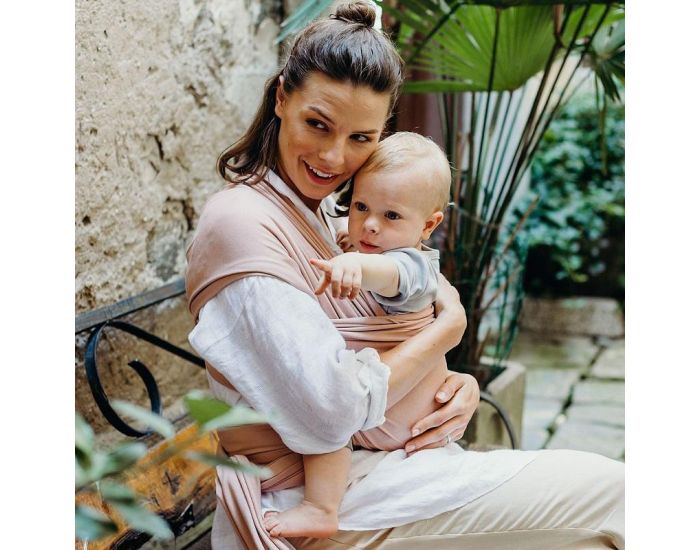 BOBA Echarpe de Portage Boba Wrap Bambou - Bloom (9)