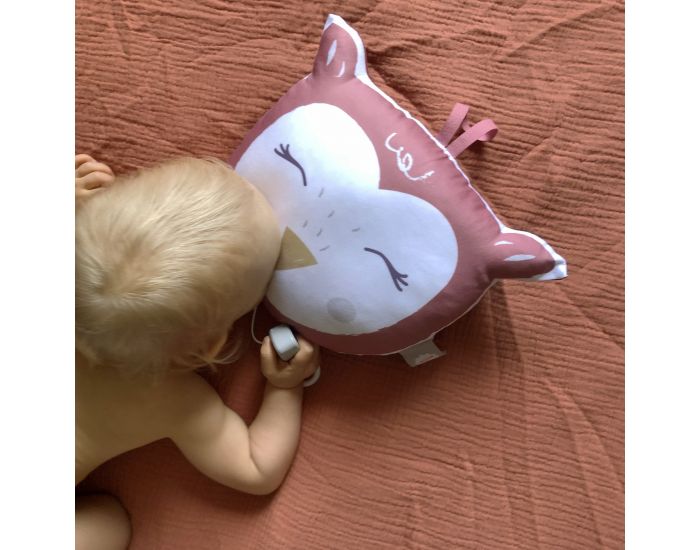 CAROTTE & CIE Coussin Musical - Hibou (1)