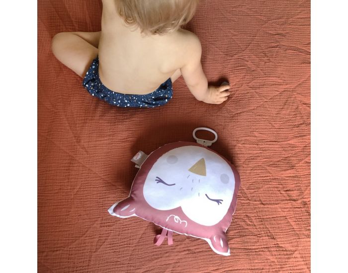 CAROTTE & CIE Coussin Musical - Hibou (2)